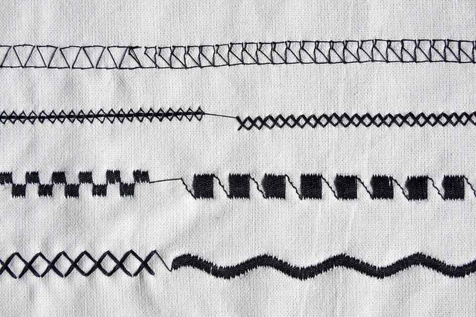 Different types of stitches